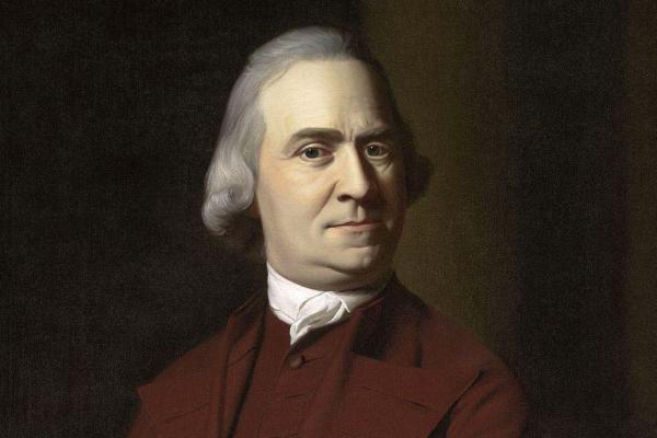 A portrait of Samuel Adams