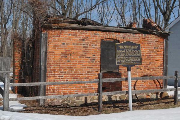 Original outbuilding of Lord Stirling's Manor in New Jersey
