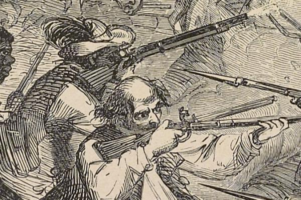 Peter Salem at the Battle of Bunker Hill, Boston, 1775
