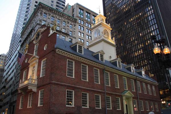 The Old State House in Boston, Massachusetts