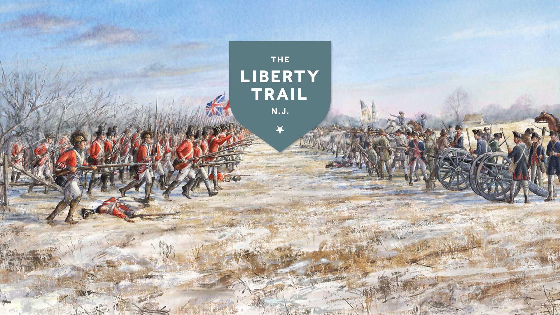 An illustration of the Battle of Princeton