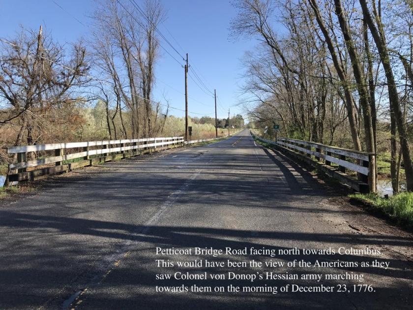 American view approaching Petticoat Bridge