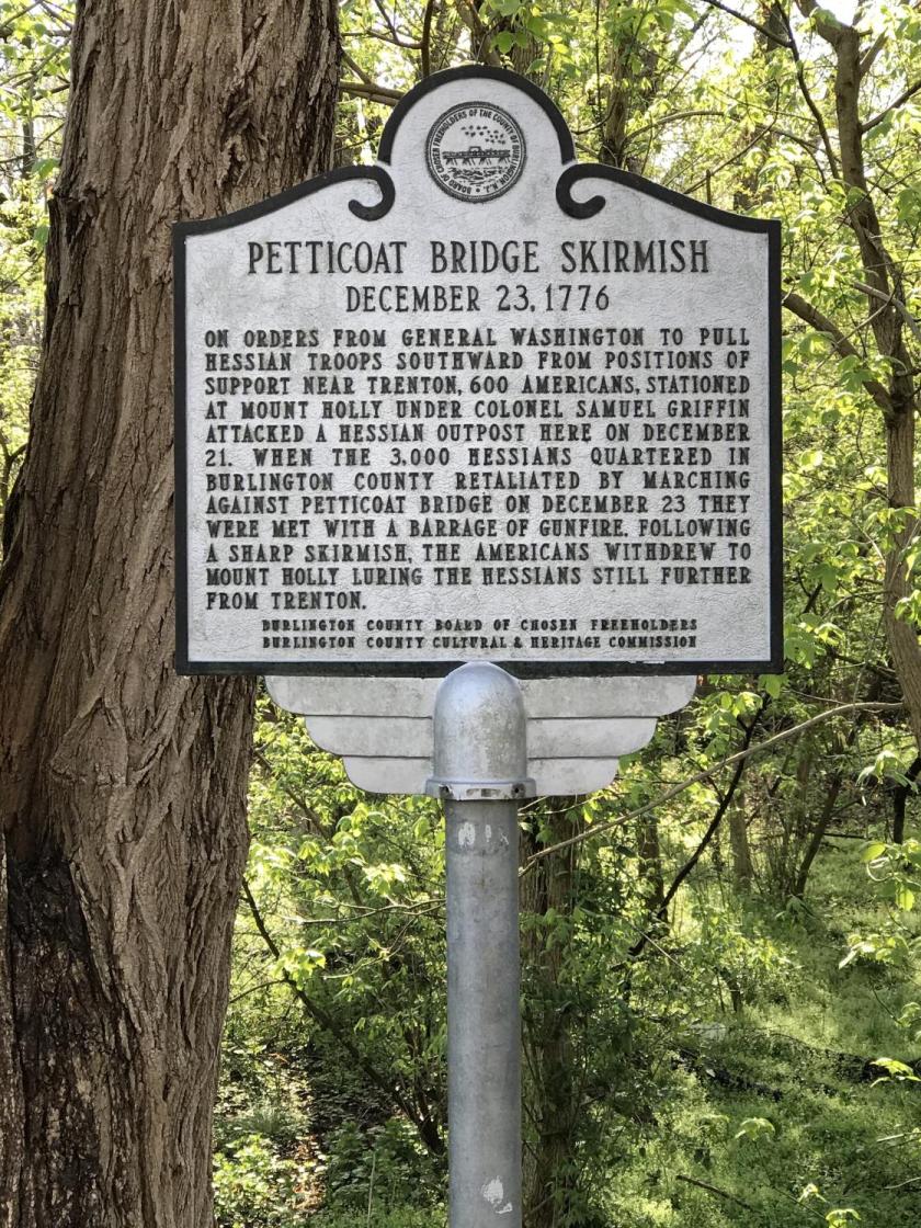 Petticoat Bridge Historical Marker